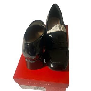 Kelly & Katie Glossy Black Shoes